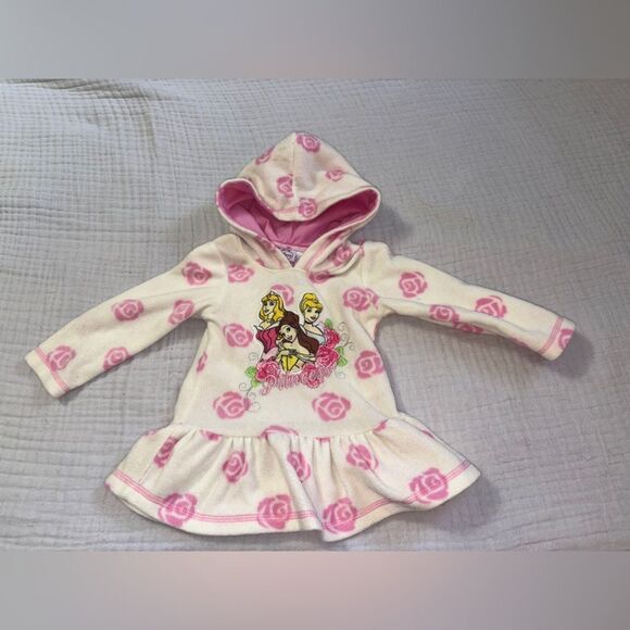 👕24m Disney princess fleece hooded sweatshirt Cinderella, Aurora and Belle - Picture 1 of 1